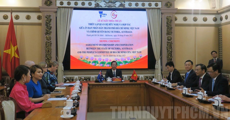 Ho Chi Minh City and Australian state sign agreement on friendship and cooperation